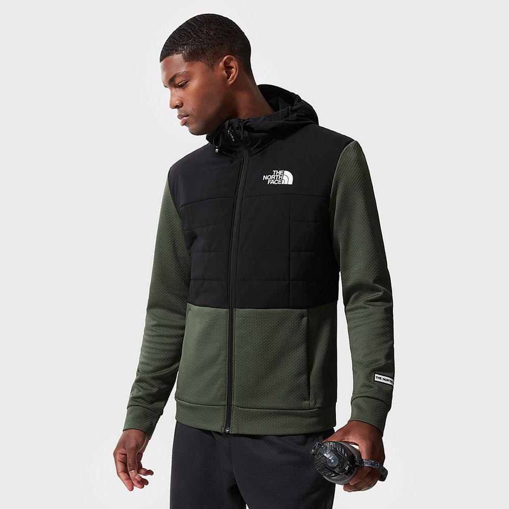 The North Face Mountain Athletics Hybrid Insulated Fleece Ανδρικα Ελαφρύ Μπουφάν - Πρασινο (DNAE0873
